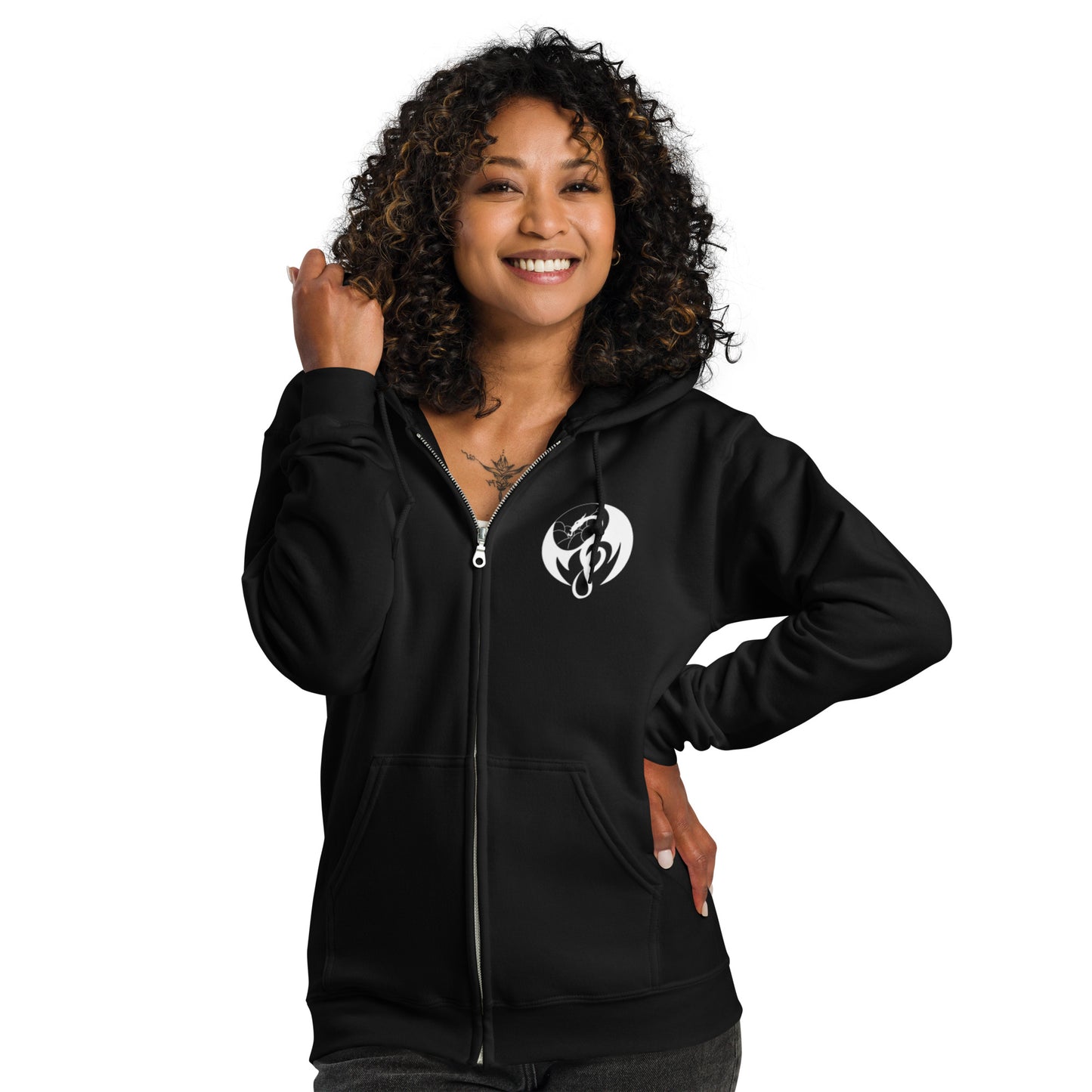 KEI2GOOD DRAGON LOGO (DARK) Zip Hoodie